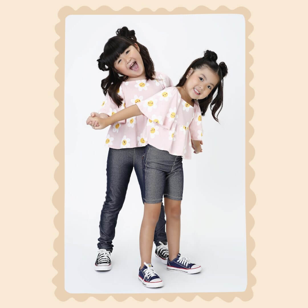 Blusa Infantil Juvenil Manga Sino Algodão Estampa Margaridas - Imagem 2