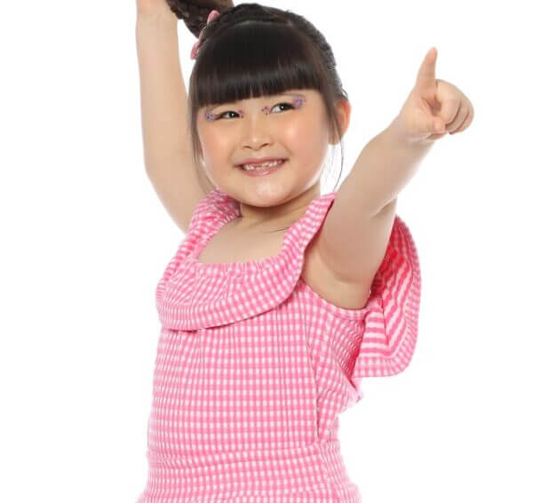 Conjunto Infantil Jacquard Saia Short e Ciganinha Xadrez Rosa - Image 3