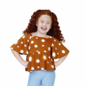 Blusa Infantil Juvenil Manga Sino Algodão Estampa Sol