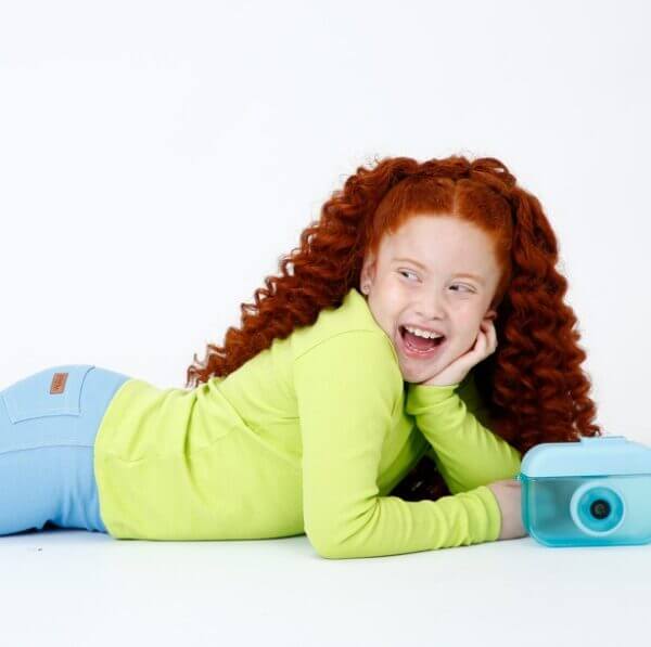 Blusa Gola Alta Infantil Básica Canelada Verde Limão - Imagem 6