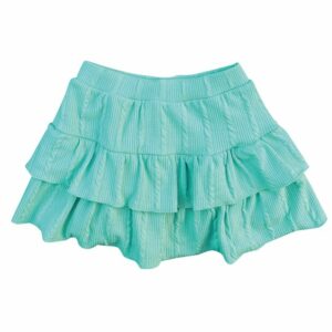 SAIA SHORT BABADOS ANARRUGA INFANTIL  JUVENIL VERDE ÁGUA