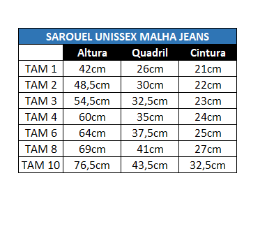 Calça Infantil Sarouel Jeans Fake Unissex  Verde Água - Imagem 4