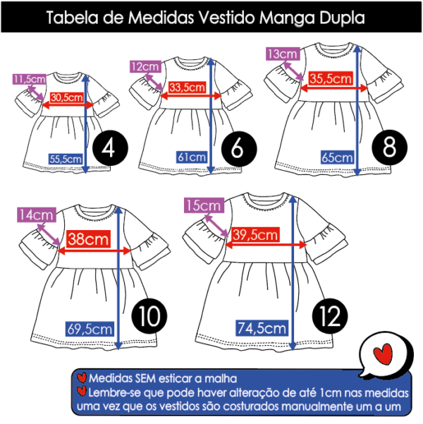 VESTIDO INFANTIL 100% ALGODÃO MANGA DUPLA GRANULADO AMARELO MOSTARDA - Imagem 3