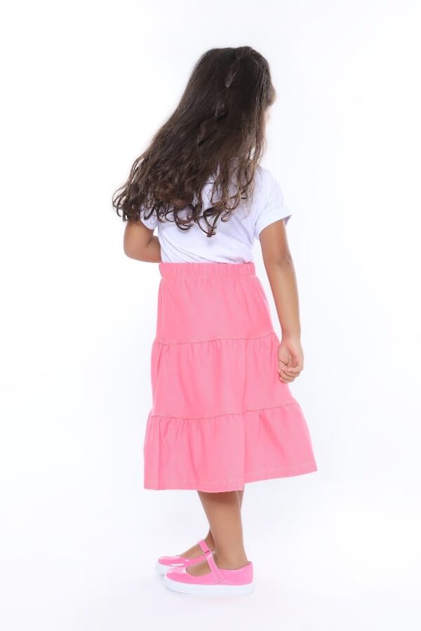 Kit 2 Saias Midi Malha Jeans - Imagem 4