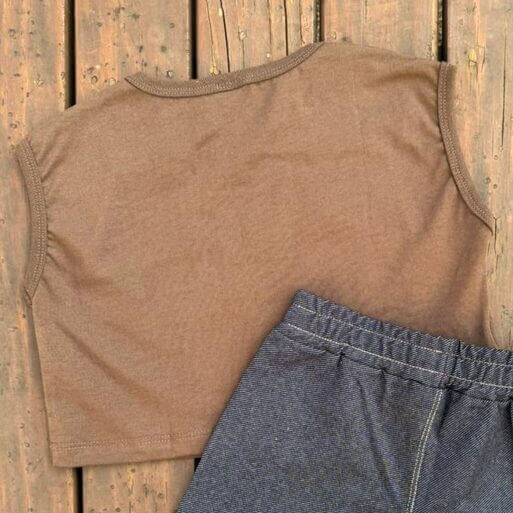 CROPPED CAPIVARA INFANTIL OVERSIZED 100% ALGODÃO - Imagem 6