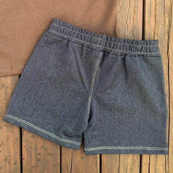 SHORT MALHA JEANS FAKE INFANTIL MENINA CAPIVARA - Imagem 5