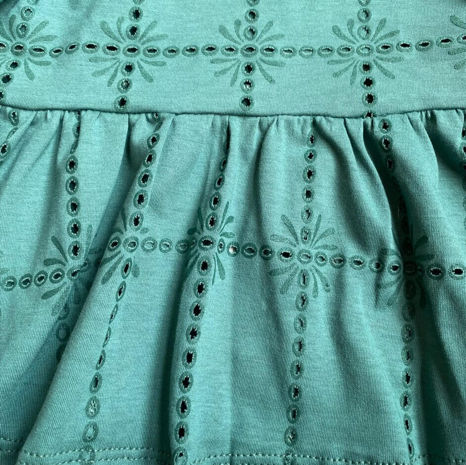 BLUSA INFANTIL MALHA PREMIUM LAISE ALGODÃO VERDE - Imagem 3