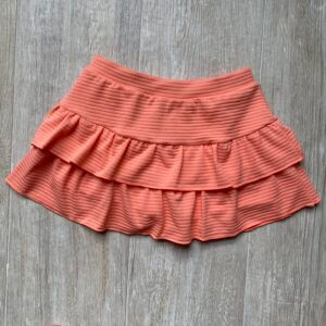 SAIA SHORT INFANTIL BABADO CORAL ANARRUGA PREMIUM